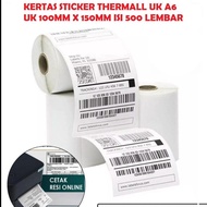 Thermal Sticker Paper Roll 100mm x 150mmx500s Thermal Barcode Label Print Sticker A6 Size Contents 5