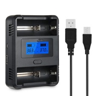 USB 雙槽通用 3.7v 18650 鋰電池充電器  USB Dual Bay Universal 3.7v 18650 Lthium Battery charger