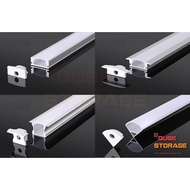 LED Channel Strip Light Aluminium Casing Profile Track Housing Aluminium U channel LED Profile Housi