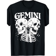 GEMINI Faery Crystal Witch Shirt Skull constellation T-Shirt, for Halloween