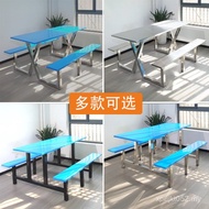 Dining Table Chair Stainless Steel Combination Dining Table Chair Canteen Dining Room Table Chair Fa