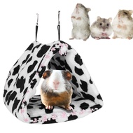 Triangular Hamster Hammock Easy To Use Hammock Hamster Hanging Bed Hanging House for Guinea Pig Hedgehog Hamster