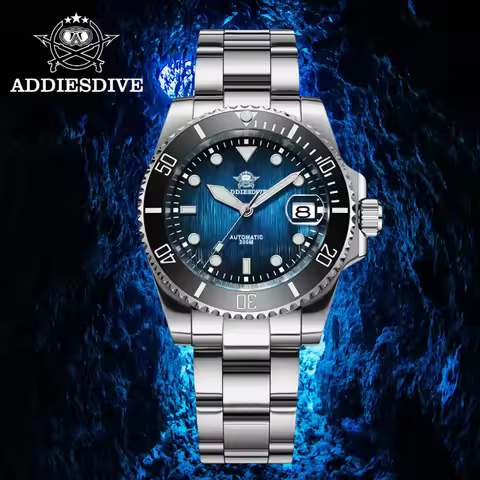 ADDIESDIVE 41MM Automatic Mechanical Watch BGW9 Blue Luminous Japan NH35A Sapphire Glass 200M Waterp
