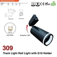 LED Track Light Holder 309 with Using GU10 Holder