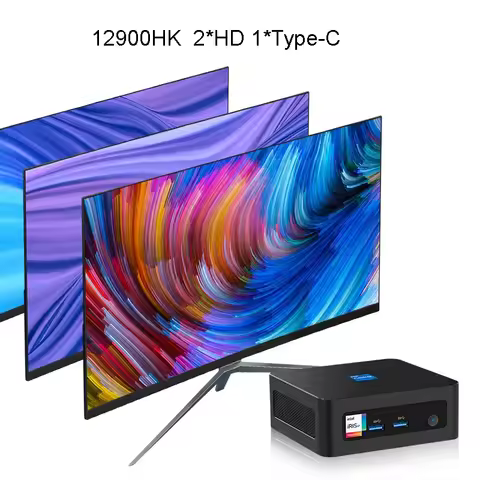 MINI PC Intel i9 12900HK i5 12450H WiFi6 bluetooth 2.5G LAN NVME DDR4 3200MHZ 4K Office Computer 2*H