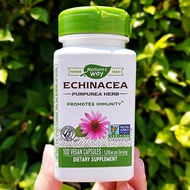 สารสกัดเอ็กไคนาเซีย Echinacea Purpurea Herb 1,200 mg 100 Vegan Capsules (Nature's Way®)