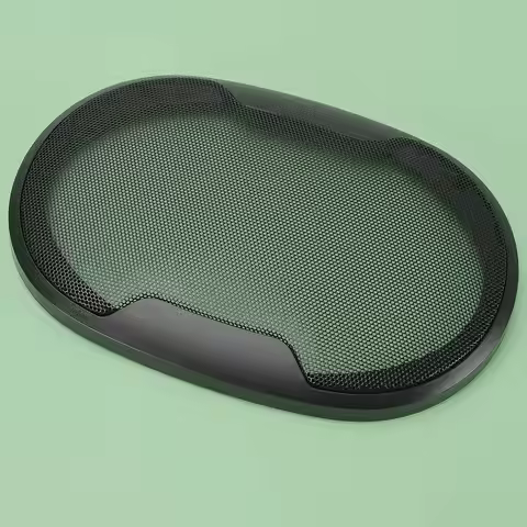 6"x9" Car Speaker Grille Mesh Cover Woofer Guard Protector Decorative Circle Black