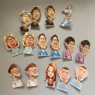 Running Man 扣針 襟章| 劉在石 姜Gary 宋智孝 Haha 李光洙 金鐘國 池石鎮