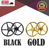 MODENAS KRISS 1 / MR1 SPORT RIM SET-SP522-BLACK / GOLD