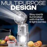 Camping Fan Camping Lamp Hand Pull Switch Camping Lamp Lithium Battery Dry Battery Powered Horse Lam