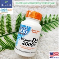 วิตามินดีสาม Vitamin D3 2,000 IU 180 Softgels - Doctor's Best