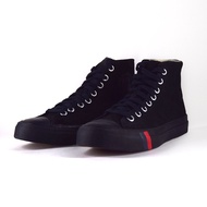 PRO-Keds summer new pure black leather high-top casual shoes versatile fashion basic sneakers lace-up shoes strong