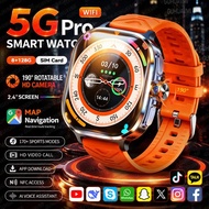 Newly Fashion 4G/5G 5G Full Network Smart Watch 2.4“AMOLED  IMAX Screen 1000WCamera Video Call 8GB+1