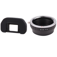 Wrapped Plastic Eyecup Eyepiece EB for Canon EOS 60Da 6D 5DII &amp; for Canon EOS EF/EFS Lens to Fujifilm X-Mount Adapter
