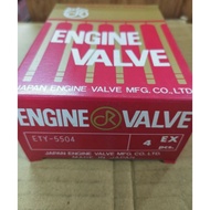 TOYOTA KE30, KE70, KM36, KP61, 3K, 4K,5K, 7K EXHAUST ENGINE VALVE (ETY-5504)-1BOX 4PCS