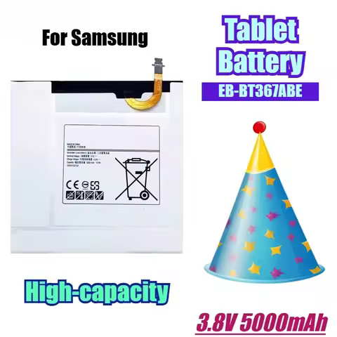 3.8V 5000mAh EB-BT367ABE Tablet Battery for Samsung Tab E 8.0/Tab A 8.0