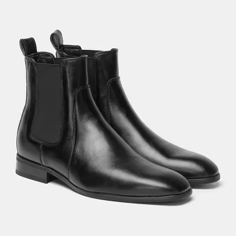 Men Boots Casual 2026 Fashion Brand Comfortable Boots Leather Chelsea boots