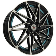 MTW 17 inch 7JJ 4X100 4X114.3 ET42 CAR SPORT RIMS CHEAP WHEELS B.BLUE B.GOLD B.RED 7865-7