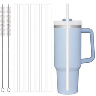 Stanley Straws Replacement Compatible with Stanley 14/20/30/40 Oz Cup Reusable Straw with Cleaning B