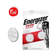 ENERGIZER Lithium 2430 CR 2430 BL2 3V Battery Button Cell Coin Battery 2pcs pack