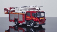 1:43 消防油壓升降台 HKSAR 消防車模型收藏品