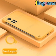 Jingsanc Ốp Điện Thoại Cho Xiaomi Mi 10T 5G/Mi 10T Pro 5G Vỏ Nhựa Mờ Không Viền Siêu Mỏng Ốp Lưng Bả