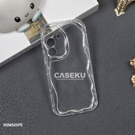 Samsung S25 FE Case Samsung S25 Samsung S25 Plus Samsung S25 Ultra Softcase Clear Wave Samsung S25 F