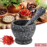 Mortar And Pestle Batu Lesung 研钵和杵Mortar and Pestle set Garlic Press ABS