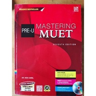 Second hand MUET teks book seventh edition （2017）STPM