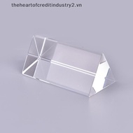 # thehear # 30*30*60mm Triangular Prism BK7 Optical Prisms Glass Physics Teaching Refracted .