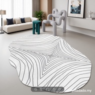 Imitation Cashmere Irregular Carpet Household Anti-Skid Thicked Blanket Living Room Bedroom Bedside 