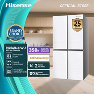 Hisense Kulkas 4 Pintu - RQ561N4IWU - 507L Gross Capacity - Refrigerator - White