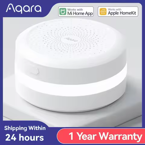 Original Aqara M1S Hub ZigBee Wireless Smart Gateway For Alarm System Remote Monitor Control Work Wi