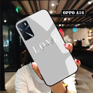 Softcase Kaca Oppo A16 - [GC131] - Case Oppo A16 - Case  HP Oppo A16 - Casing HP Oppo A16 - Kesing HP Oppo A16 - Softcase HP Oppo A16 - Softcase Oppo A16 Mewah - Softcase HP Oppo A16