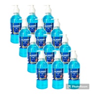 แพ็ค 12 ขวดหัวปั้ม (450มล/1ขวด) แอลซอฟฟ์ แฮนด์ เจล สีฟ้า ALSOFF Hand Gel Blue Packed 12 bottles (450ml/1bottle)