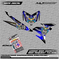 Semi Decal MX KING Model Arai Pedrosa - Custom Request Available bebas