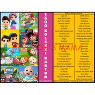 USB Pendrive Video Kartun Kanak Kanak Popular Cerita & Lagu [Flash Drive 64GB]