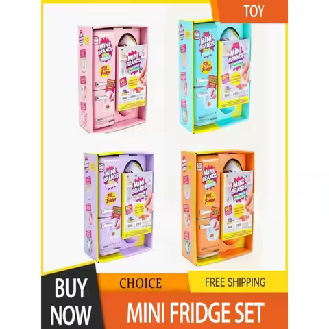ZURU 5 Surprise Mini Brand Refrigerator Ball Series Blind Box Toys Mysterious Collection Mini Brands