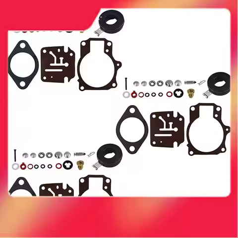 3 X Carburetor Carb Rebuild Repair Kit And Float Fit For Johnson Evinrude 396701 65 70 75 HP-M54K