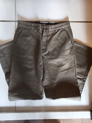 Brooks Brothers 深啡色厚料 Chino 斜布褲