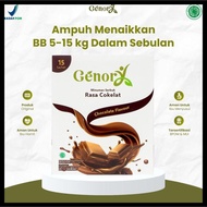 Genory Milk Fattening Chocolate Flavor Drink Powder Weight Gain 1 Box 300gr