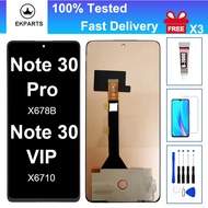 6.67" LCD For Infinix Note 30 Pro 30 VIP Display Touch Screen X678B X6710 Digitizer Assembly With Fr