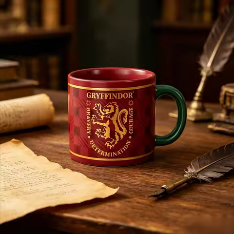 Anime Gryffindor Slytherin Ravenclaw Mug Creative Ceramic Coffee Cup Halloween Gift