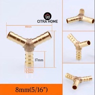 Brass Y Hose Connection