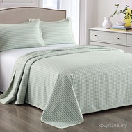 Simple Linen Pure Linen 1.8m Mat Ice Silk Mat Three-Piece Set Bed Sheet Compartment Double Crib ZM6H