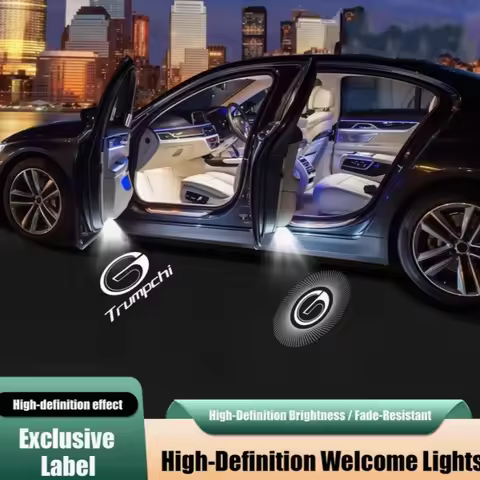 2PCS Car Door LED Logo Projector Welcome Light For GAC Trumpchi GA6 GM6 GS7 GS8 M8 2019-2023 Ghost S