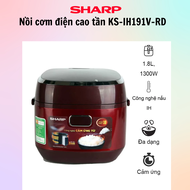Nồi Cơm Điện cao tần Sharp KS-IH191V-RD/GL/BK - KS-IH122V-BK - Hàng Chính Hãng - Bảo Hành 12 Tháng