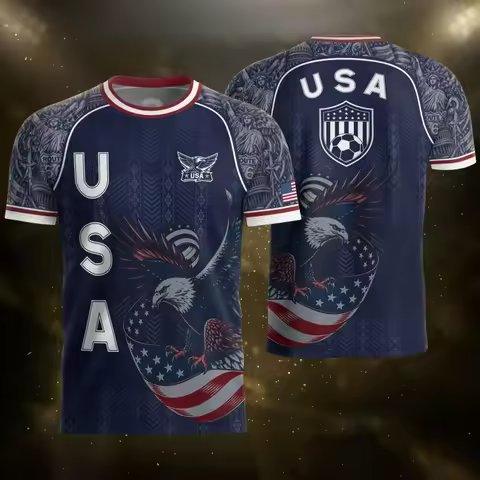 USA Soccer Jersey 2026 Men American Football Shirt United States Match Training Kit Y2K Summer Sport