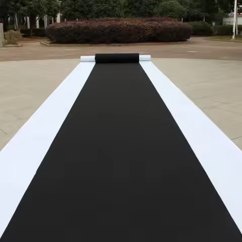 Wide Black Carpet for Exhibition Hall, Disposable Decoration, Long Carpet, Shop Corridor, Staircase 