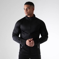 [Gymshark] Sports Jacket _ Stand Collar Terrain Track Top Fitness Running Jogging Bodybuilding Heavy Training UA Refer To Coach